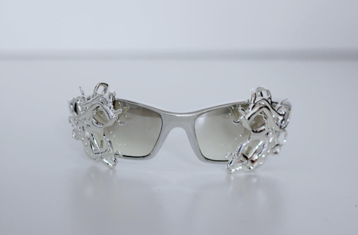 Emblem Sunglasses Silver